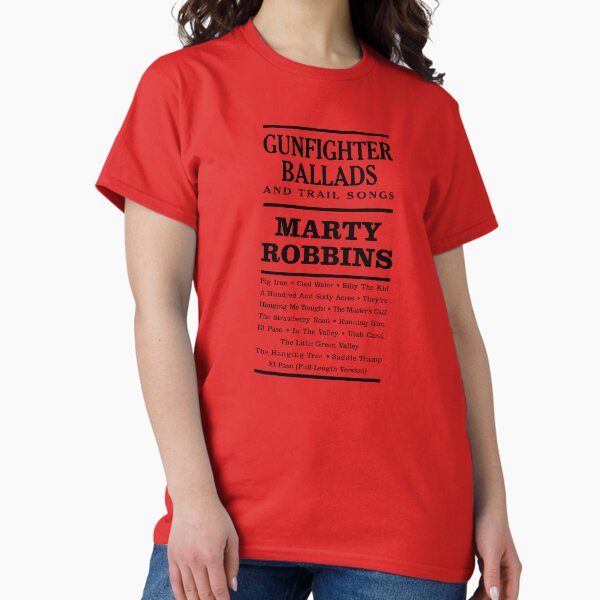 Vista previa del artículo con la obra «BALLADS Y ARRASTRE DE PISTOLEROS MARTY ROBBINS», diseñado y vendido por RuneKnight Man.