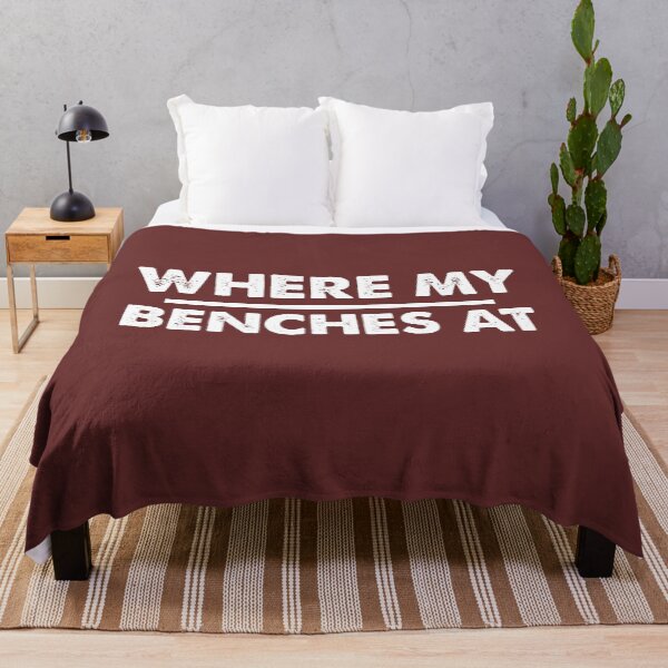 Item preview, Where My Benches At Funny Powerlifter designed and sold by Sarah38.