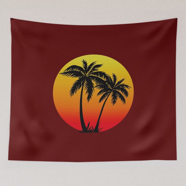 Item preview, Palm tree sunset designed and sold by Sneek661.