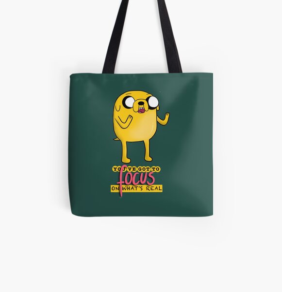 Jake The Dog Quote Dark All Over Print Tote Bag