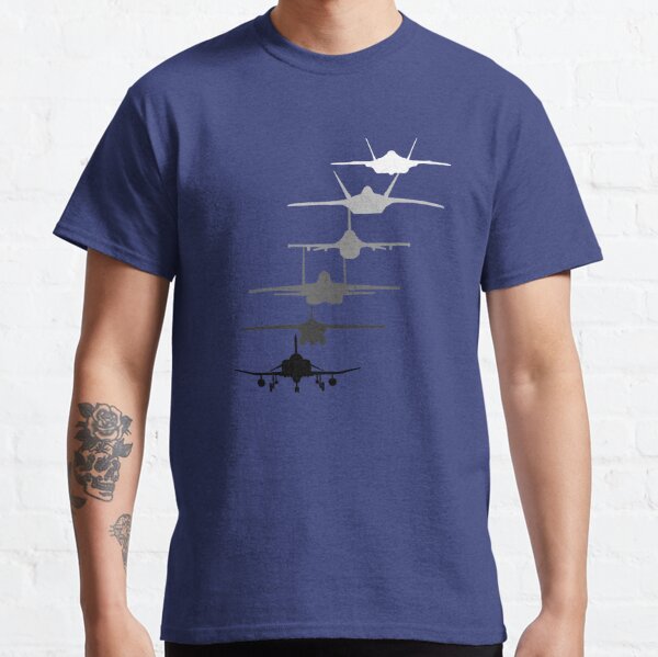 : Air Force Fighter Jets F-4 F-111 F-15 F-16 F-22 F-35 T-Shirt :  Clothing, Shoes & Jewelry