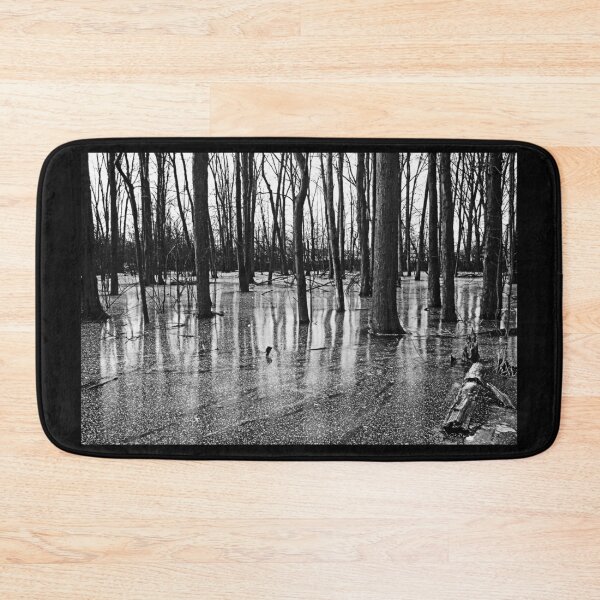 Item preview, Iced Pond Black And White designed and sold by Debbie Oppermann.