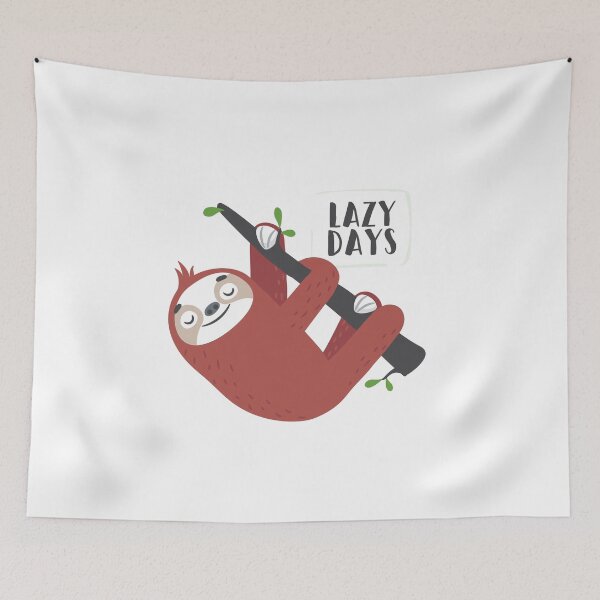 Item preview, Sloth Lazy Days Lazy days designed and sold by Dibbelchen.