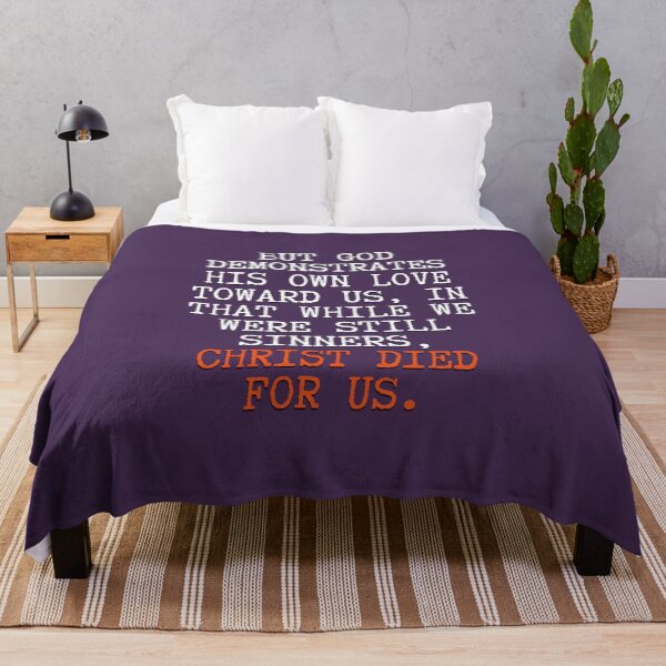 Item preview,  Christian quote Christ died for us verse designed and sold by pureheartvision.