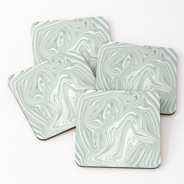Item preview, Abstract green modern marble swirl  designed and sold by wholesomememe.