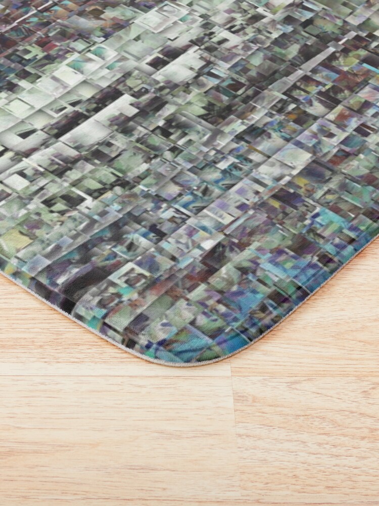 Alternate view of Abstract Chaotic Pattern Bath Mat
