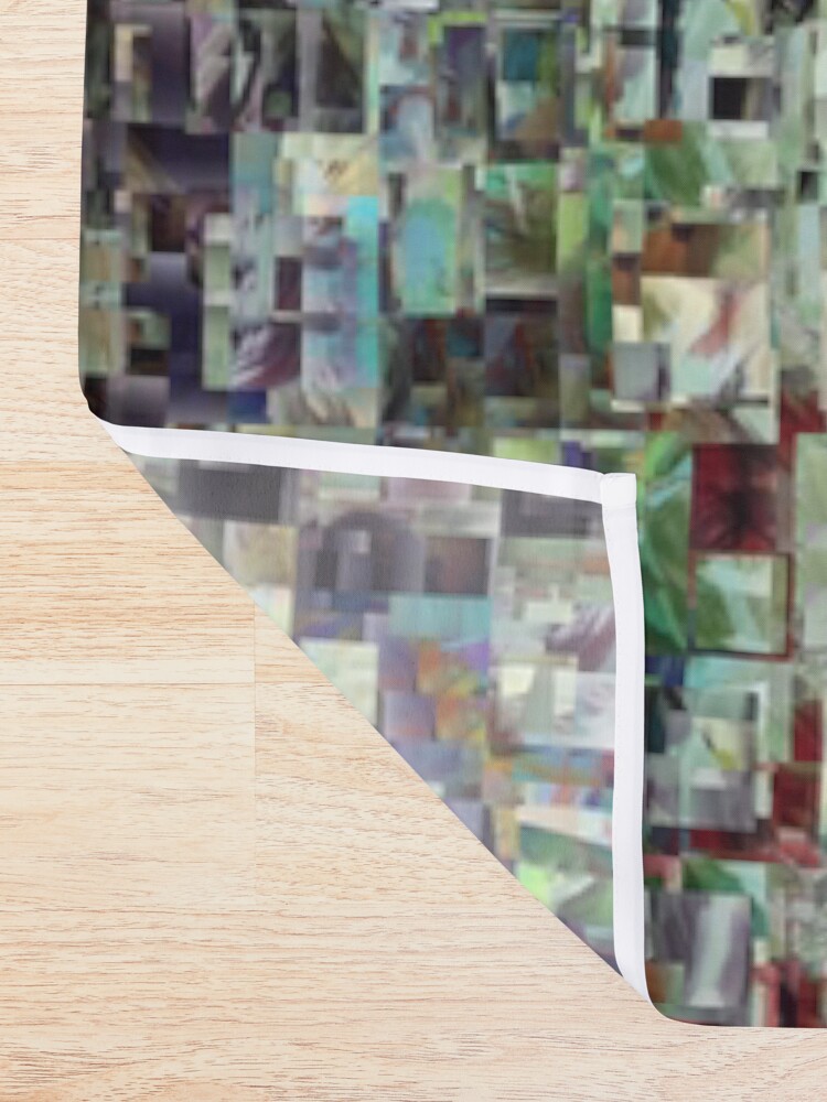 Alternate view of Abstract Chaotic Pattern Shower Curtain