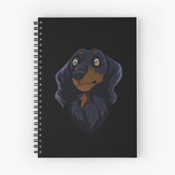 Item preview, Portrait of Hotch the Longhaired Dachshund designed and sold by SirSullivan.
