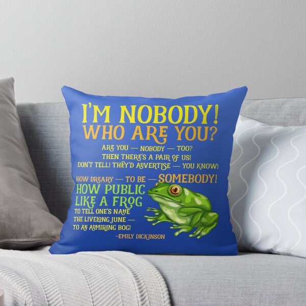 Item preview, Emily Dickinson I'm Nobody Poem designed and sold by Ginny Gaura.