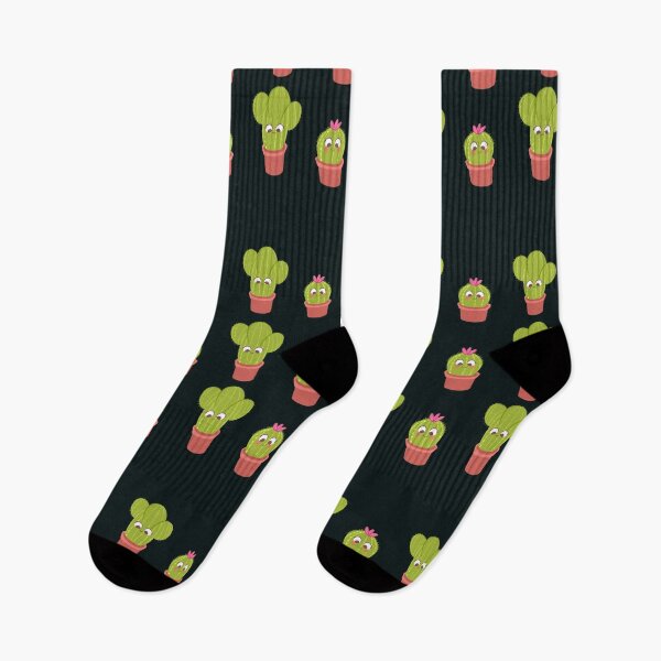 Item preview, Baby cactus pattern black background designed and sold by Nadia  Ronquillo.