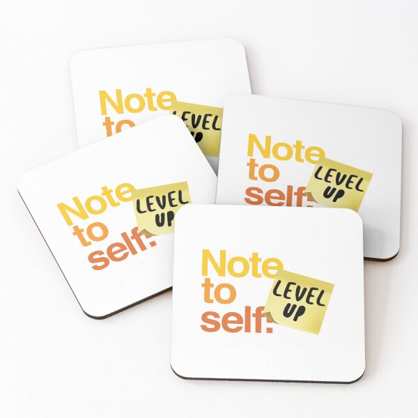 Item preview, Note to Self: Level Up designed and sold by the-type-store.