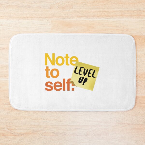 Item preview, Note to Self: Level Up designed and sold by the-type-store.
