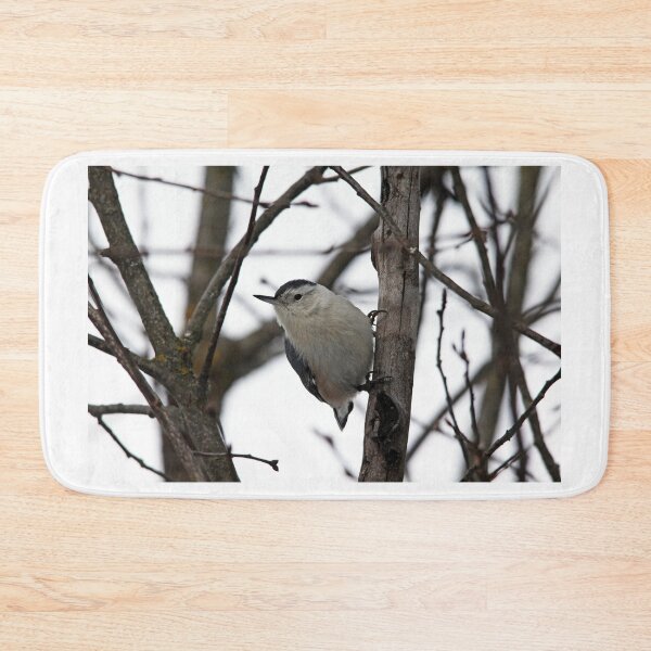 Item preview, White Breasted Nuthatch Portrait designed and sold by Debbie Oppermann.