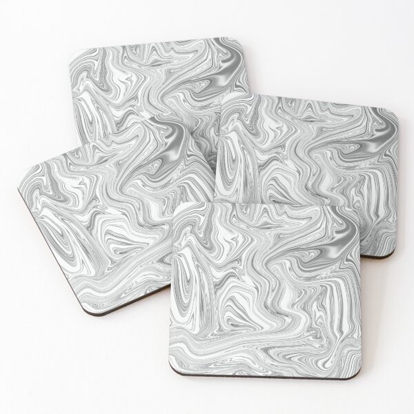 Item preview, Abstract gray modern marble swirl designed and sold by wholesomememe.