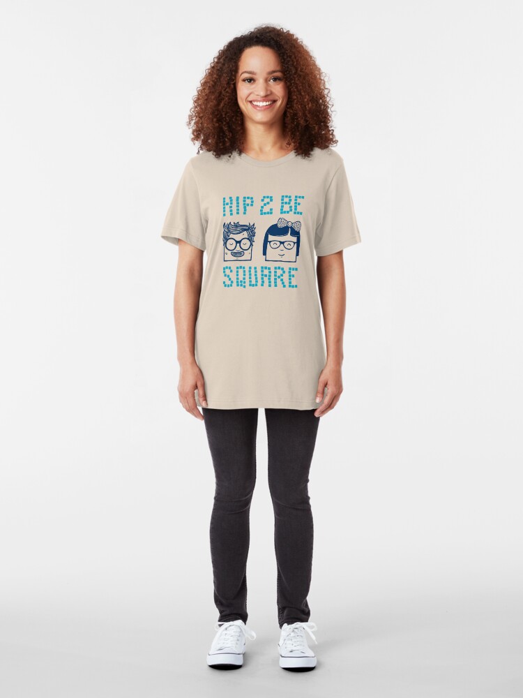 Alternate view of Hip 2 Be Square Slim Fit T-Shirt