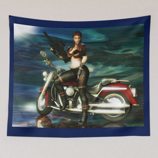 Item preview, The Road Warriorette designed and sold by Alphaholics Non-Anonymous Art Studios.
