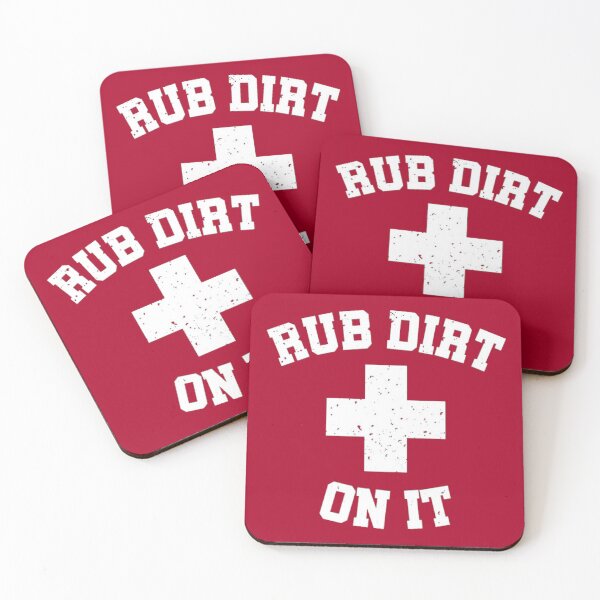Item preview, Rub Dirt On It - White Stencil - Looks Great in ANY Color! designed and sold by MoreAwesomeTees.