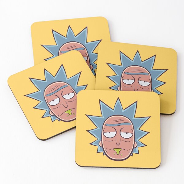 Rick Sanchez Portrait Coasters (Set of 4)