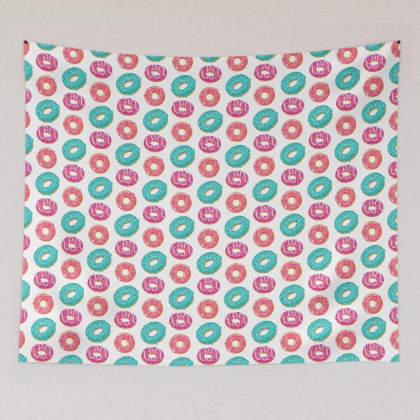Item preview, Sugary Donut Pattern designed and sold by Cute and Funny Animal Art Designs.