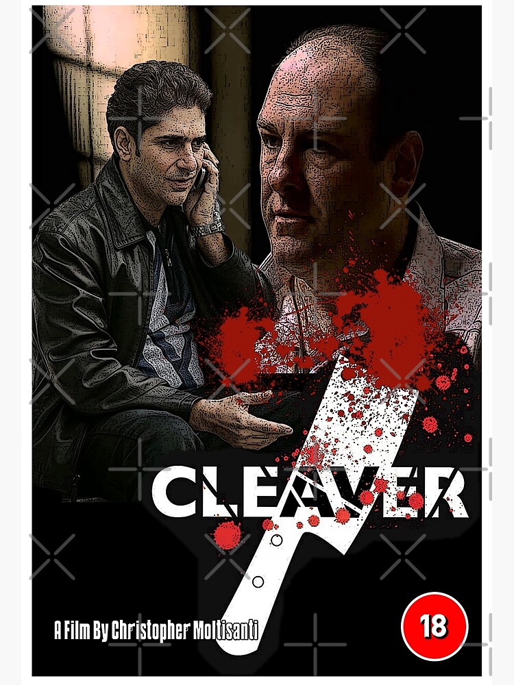 The Sopranos Cleaver Premium Matte Vertical Poster sold by Dinesh