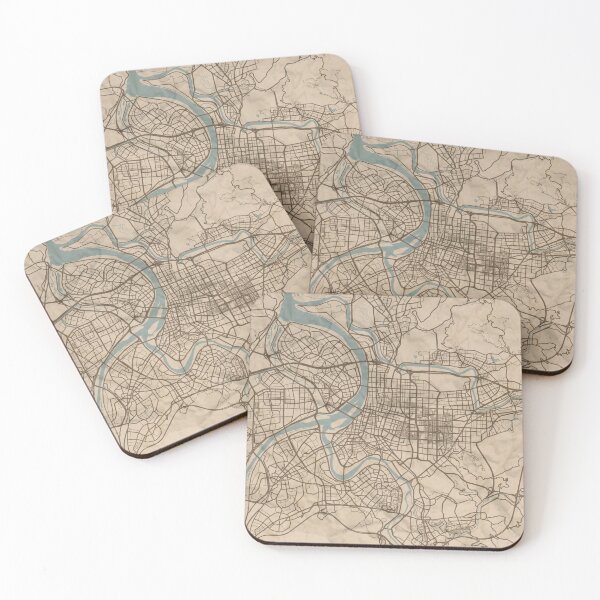 Item preview, Taipei Sepia Map designed and sold by CPTVDesign.