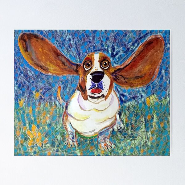 Aperçu de l'œuvre Chien à grandes oreilles créée et vendue par Sunny Creations.