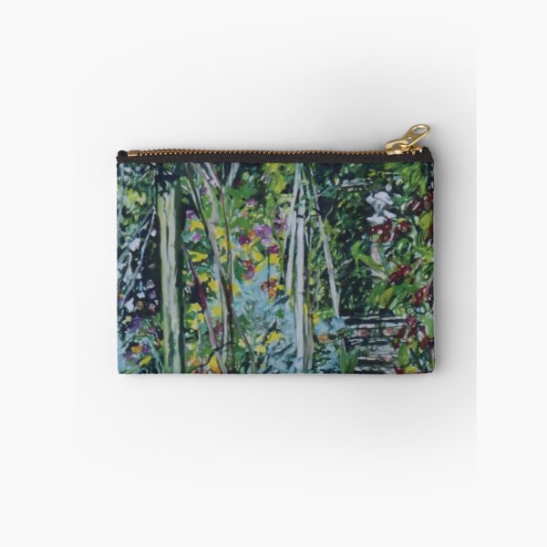 Item preview, Vern and Mary's Winter garden from a gouache painting by Jo Reitze designed and sold by joreitzeartist.