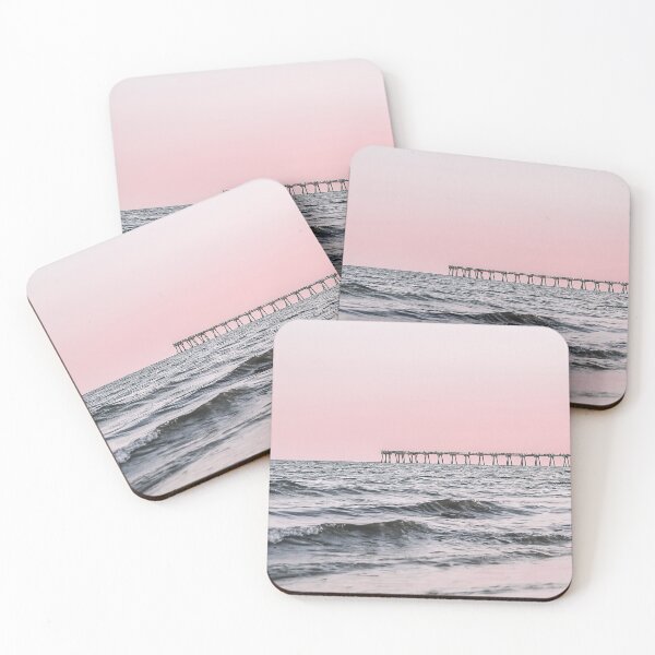 Item preview, Pier, Modern Minimalist, Pink Art designed and sold by moderntrend.