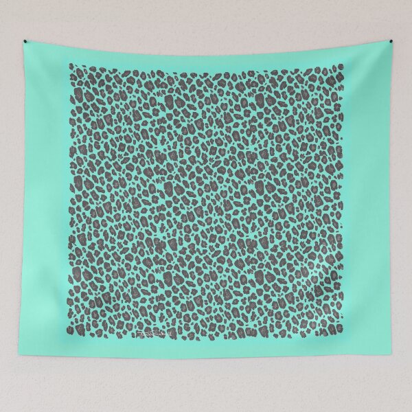 Item preview, AQUA LEOPARD   designed and sold by TERRI CRACKNELL.