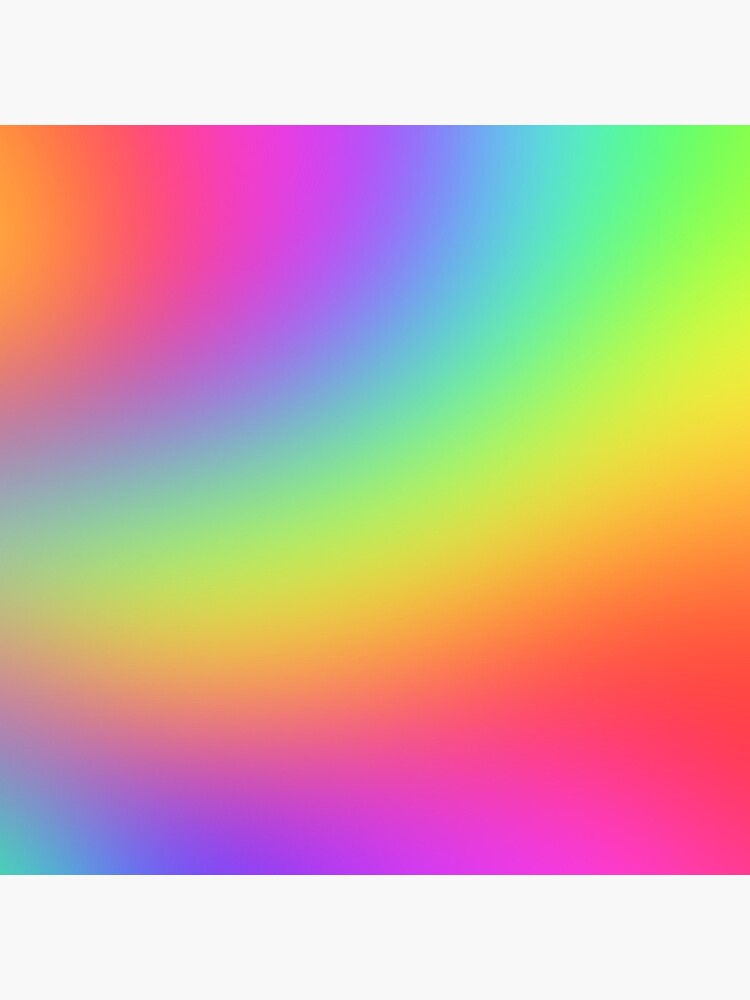 Soft Colorful Rainbow Gradient Swoosh