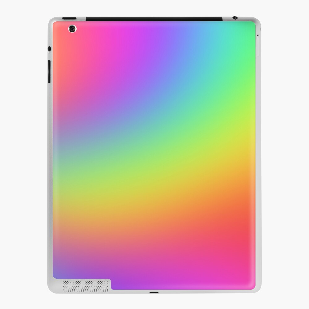 Soft Colorful Rainbow Gradient Swoosh