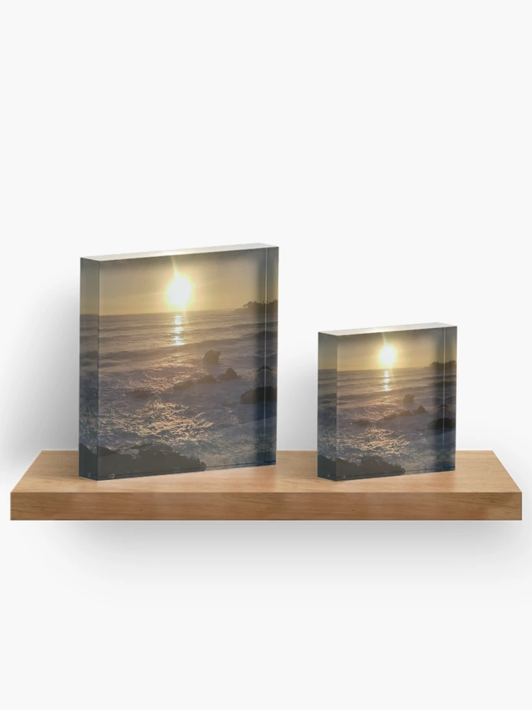 Thumbnail 3 of 5, Acrylic Block, Mellow Sunset - Ruminations designed and sold by Ruminations.