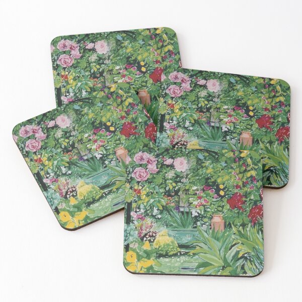 Item preview, Vern and Mary's Spring Roses from a gouache painting by Jo Reitze designed and sold by joreitzeartist.