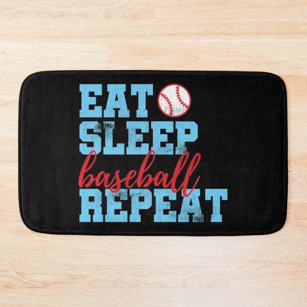 Item preview, Eat. Sleep. Baseball. Repeat. - Rustic Design designed and sold by MoreAwesomeTees.