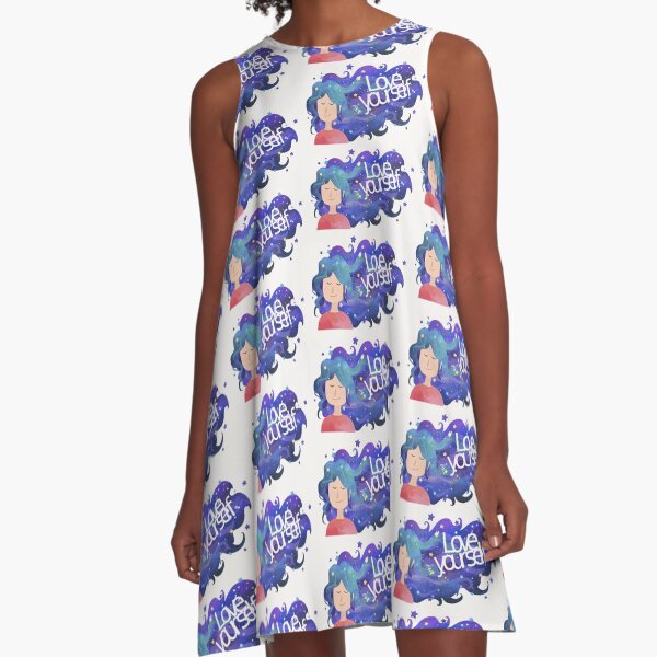 Love Yourself A-Line Dress