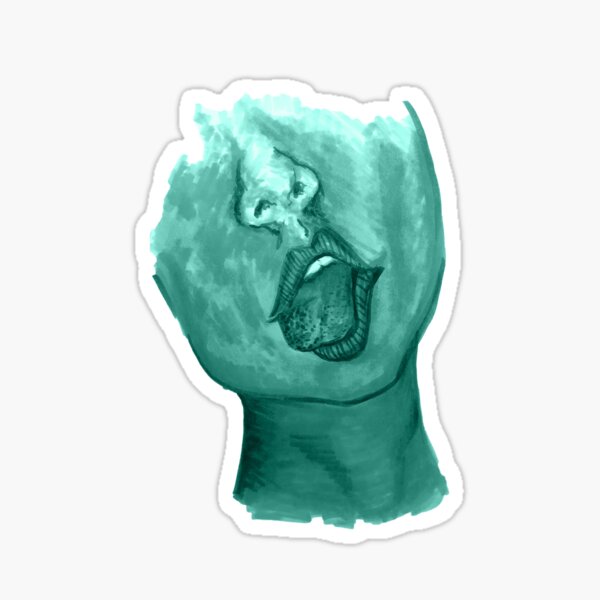blue machine Sticker