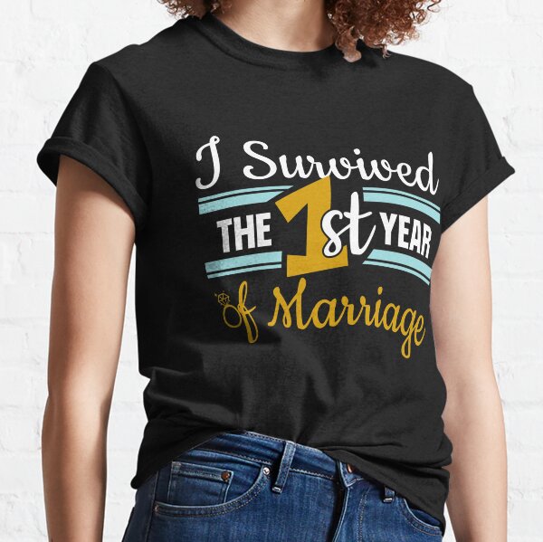 1st Marriage Anniversary T-Shirts 