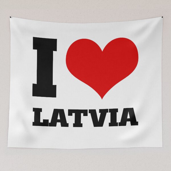 Item preview, I love LATVIA designed and sold by Thestarrysky.