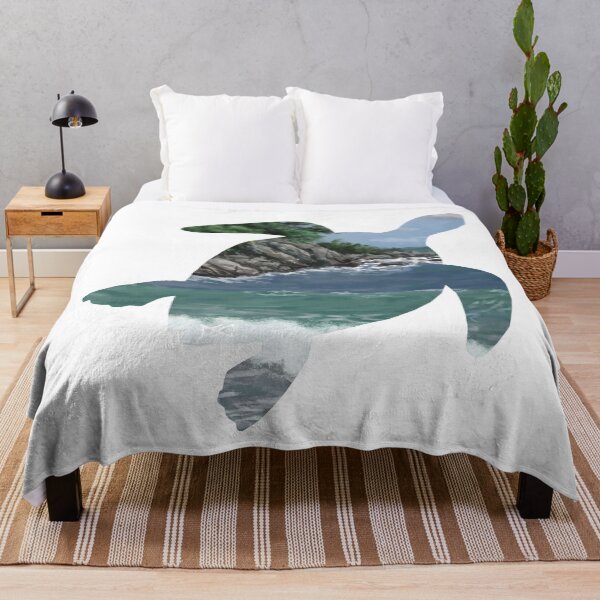 Item preview, Sea Turtle Rocky Coast Silhouette designed and sold by DSC Arts.