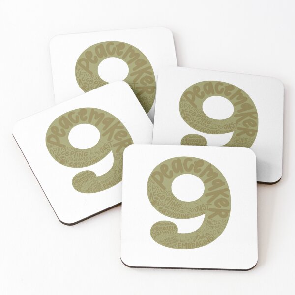 Item preview, Enneagram # 9 Sticker designed and sold by Lauren  Sheffield.