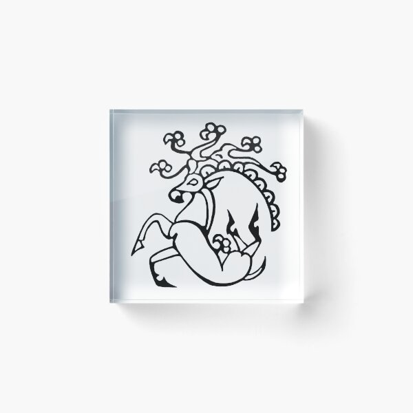 Item preview, Scythian Siberian Altai caribou tattoo deer Pazyryk designed and sold by Pat Fish.