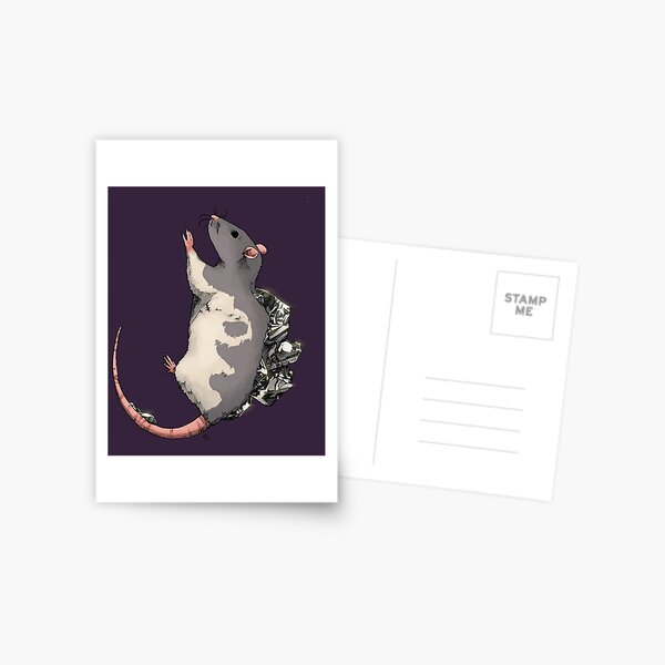 Sleeping Rats Postcards Redbubble - rat crossing roblox