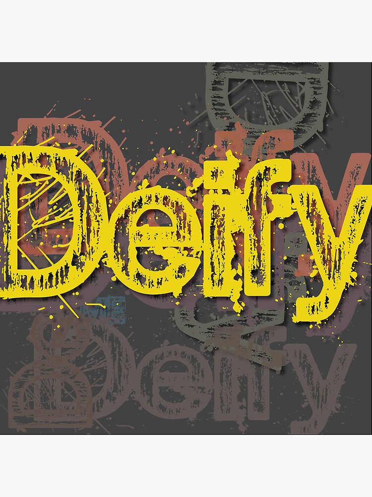 "Deify Me..." Poster by Nina1305 | Redbubble