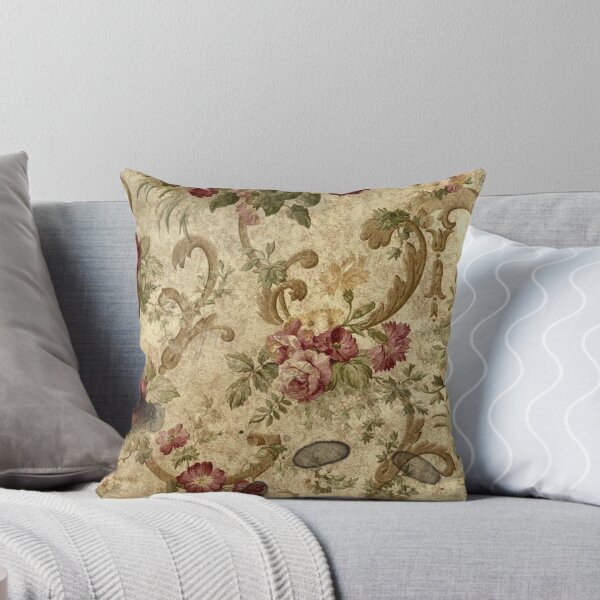 Artikelvorschau, Vintage Brokat, Gold, Purpur Blumen Stoff entworfen und verkauft von BalloonPrints.