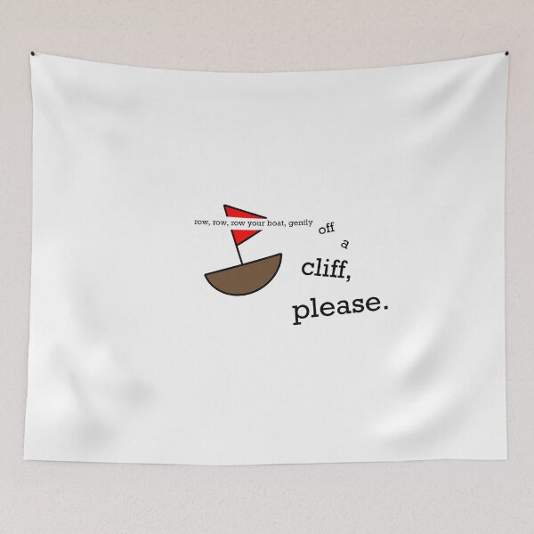 Item preview, Row Your Boat Off a Cliff Funny designed and sold by mistyp72.