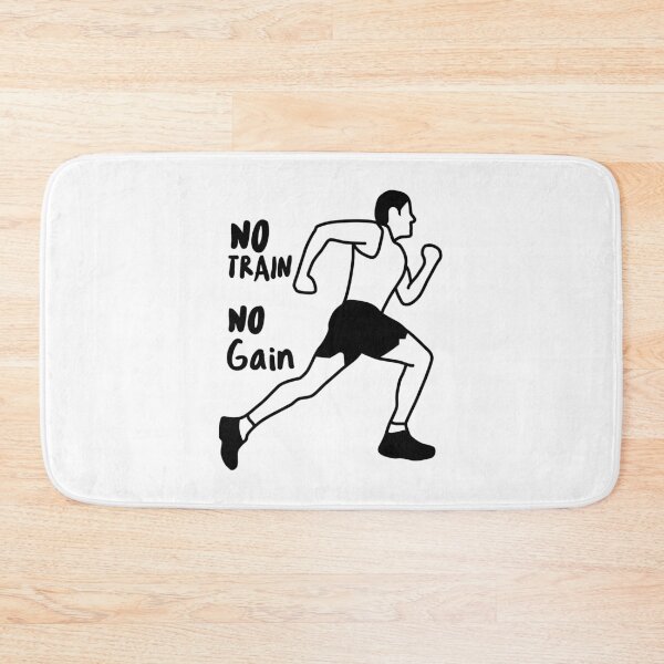 Item preview, No Train No Gain running workout design designed and sold by RogerWBDesigns.