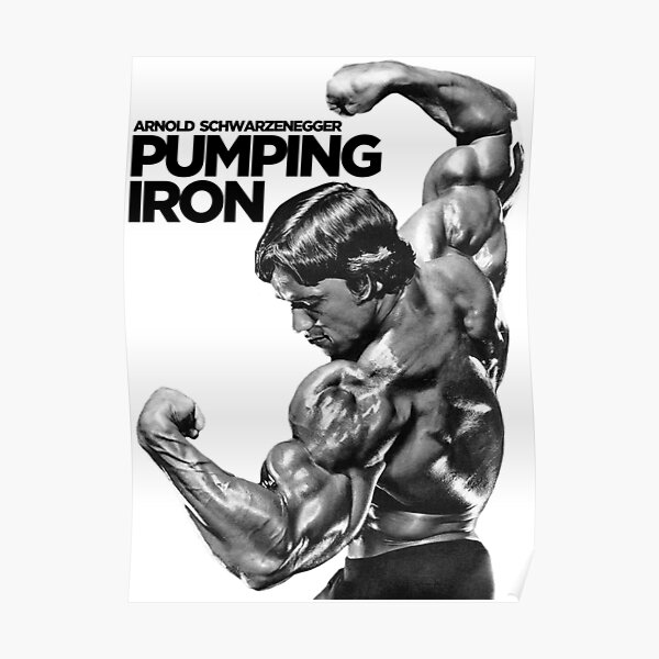 Vintage Pumping Iron Poster//Classic Movie Poster//Movie Poster//Poster Reprint/ 