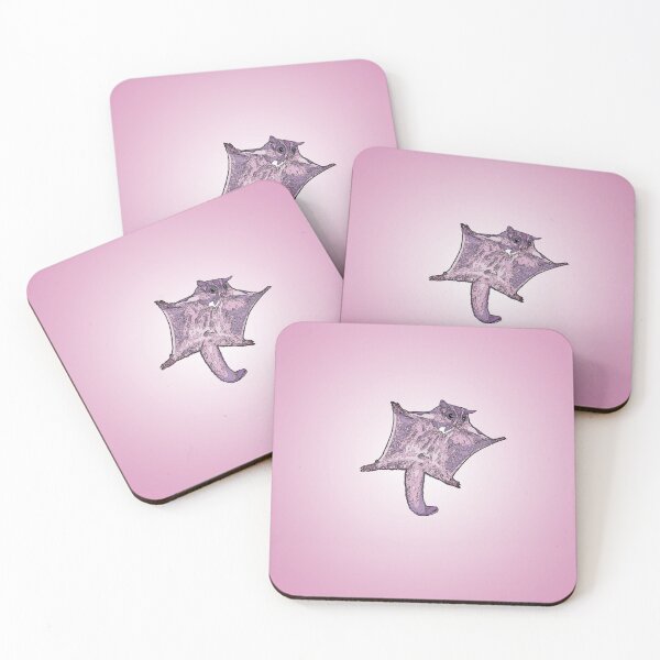 Item preview, Sugar Glider (Petaurus breviceps) on pink designed and sold by ChrissyWild.