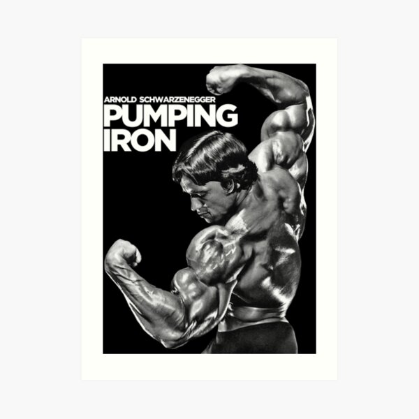 Arnold Schwarzenegger Classic Pumping Iron Art Print