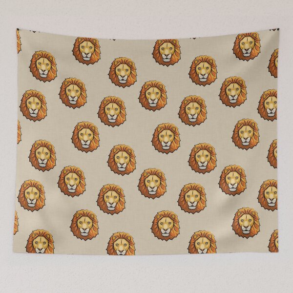 Item preview, Leones - safari (bronceado) designed and sold by littlearrow.